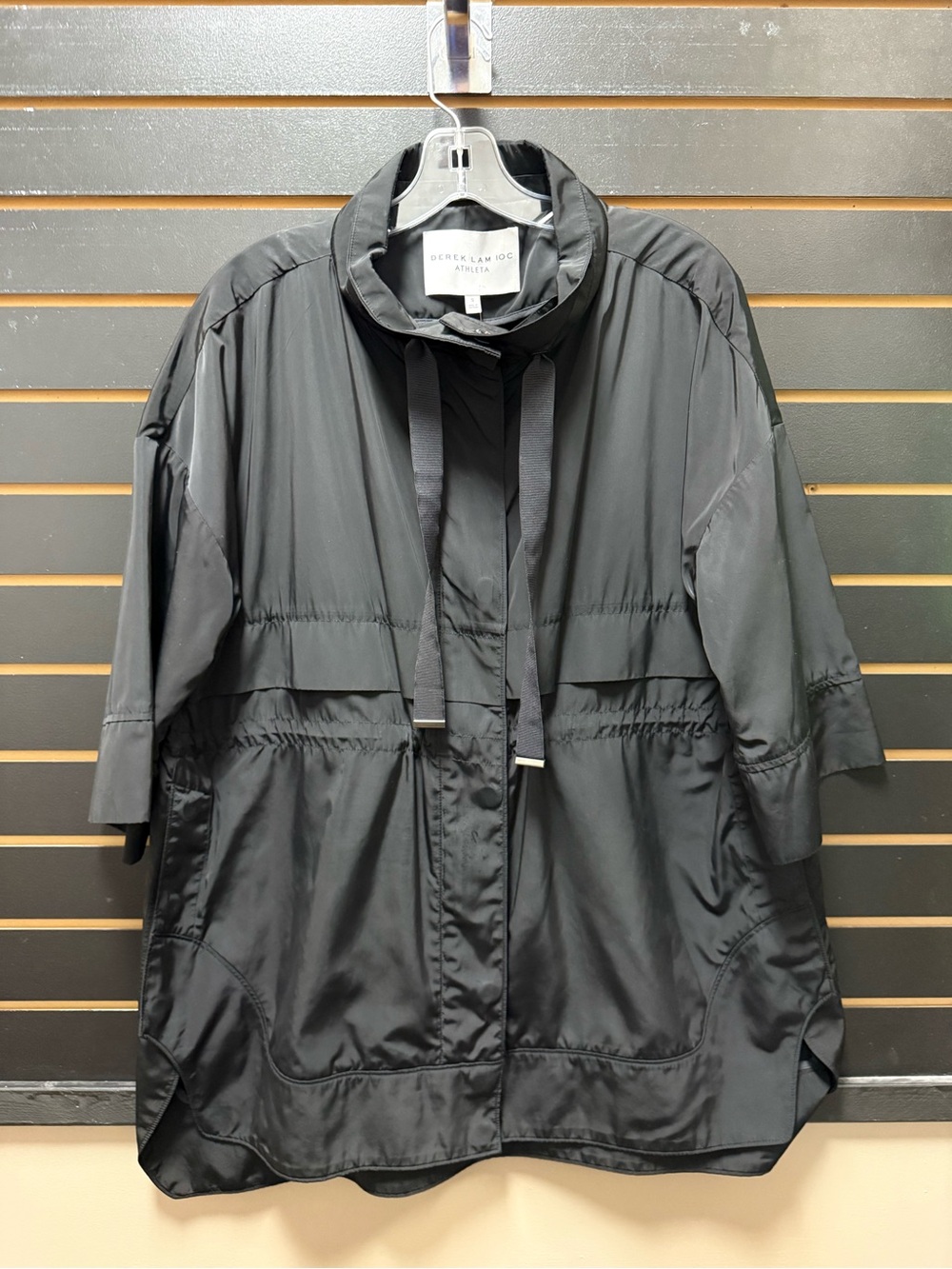 Derek Lam 10 Crosby Athleta 10C Black Oversized Parka Jacket S